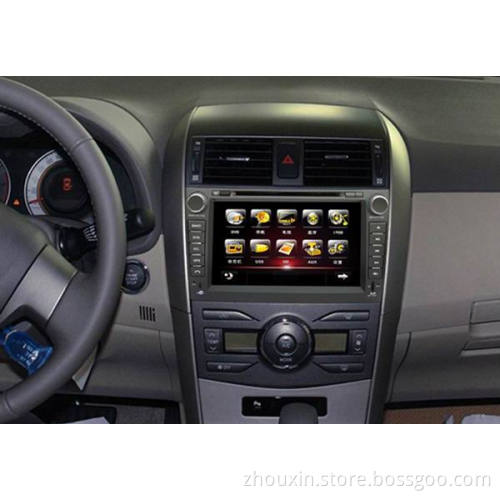 (TOYOTA COROLLA) 8" HD digital car DVD GPS player, with TV,radio, bluetooth